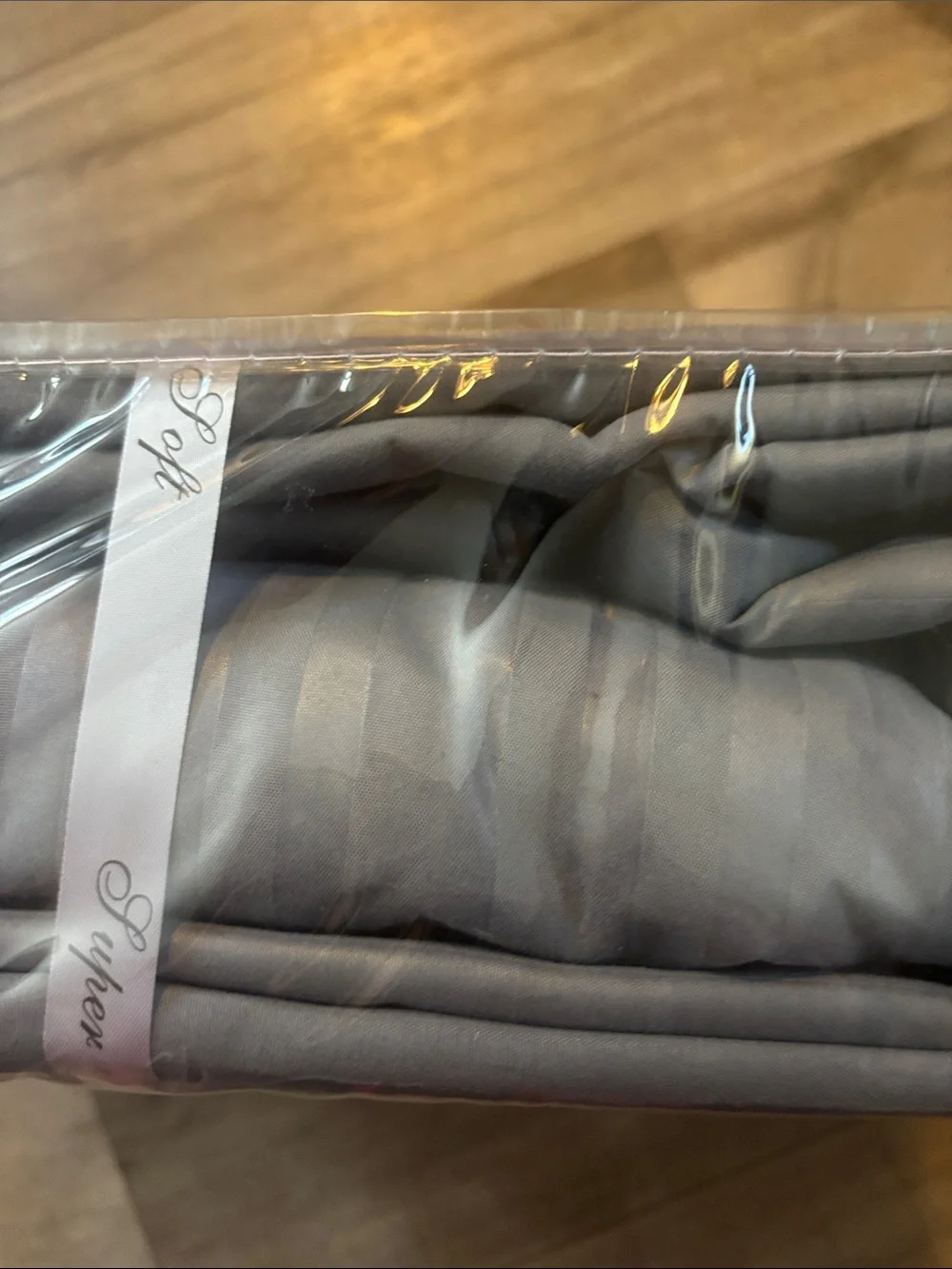 King Sheet Set - Gray, Wrinkle Free